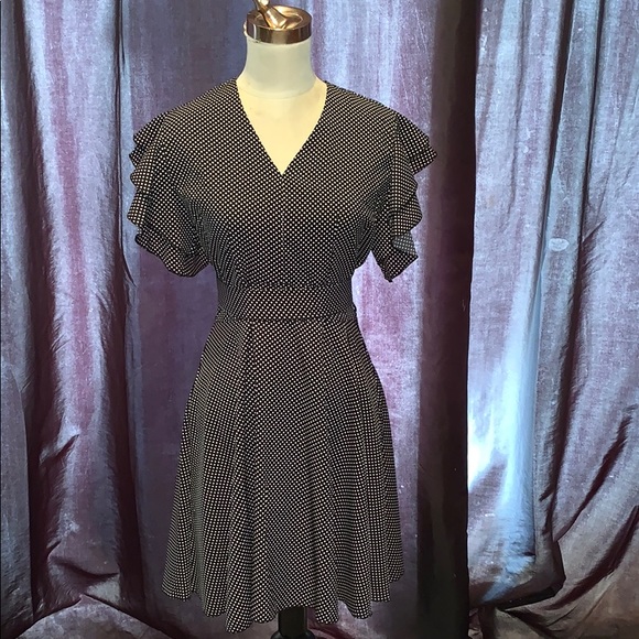 Polka Dot Mini Dress - Picture 2 of 7